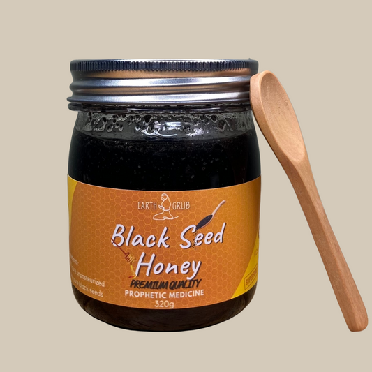 Made with pure, natural, and unpasteurized local honey blended with the finest black seeds. 