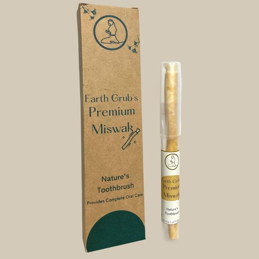 Miswak - 2 Pack Natural Toothbrush w/Holder